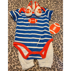 Praby Mighty Cute Bodysuits Set Youth 3-Months Regular Fit Cotton Blend (AE)